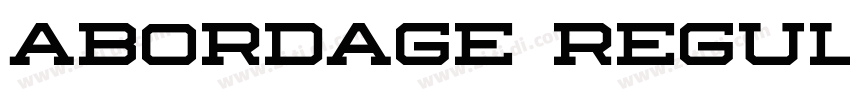 Abordage Regular字体转换 Abordage Regular字体转换